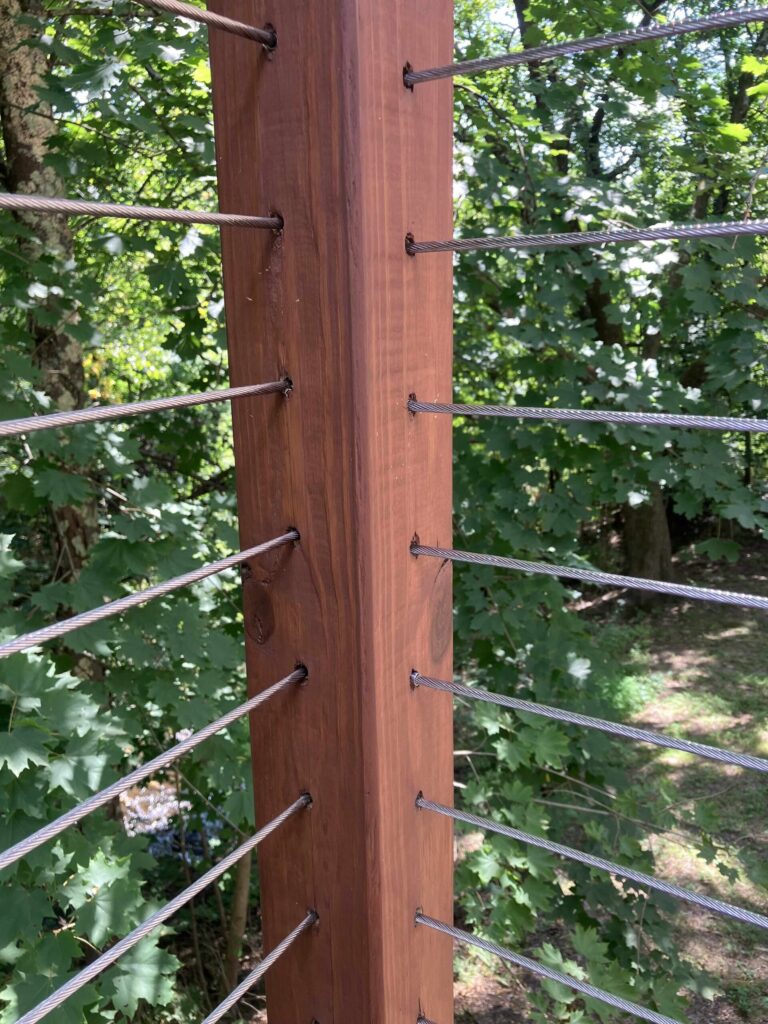 Deck Cable Railing Corner