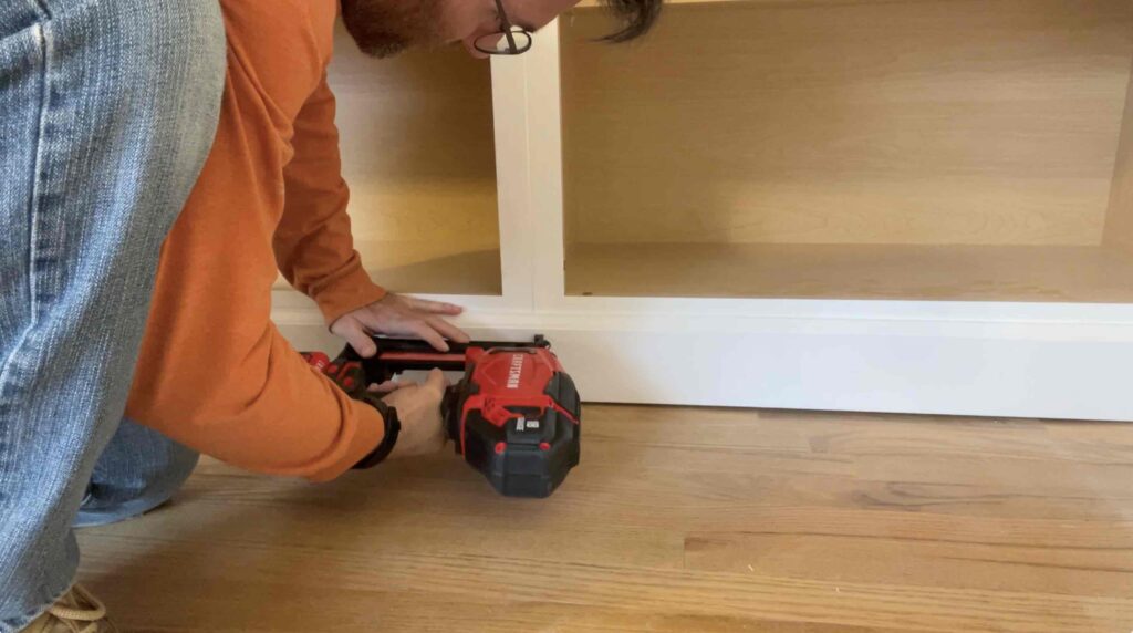 Nailing Baseboard
