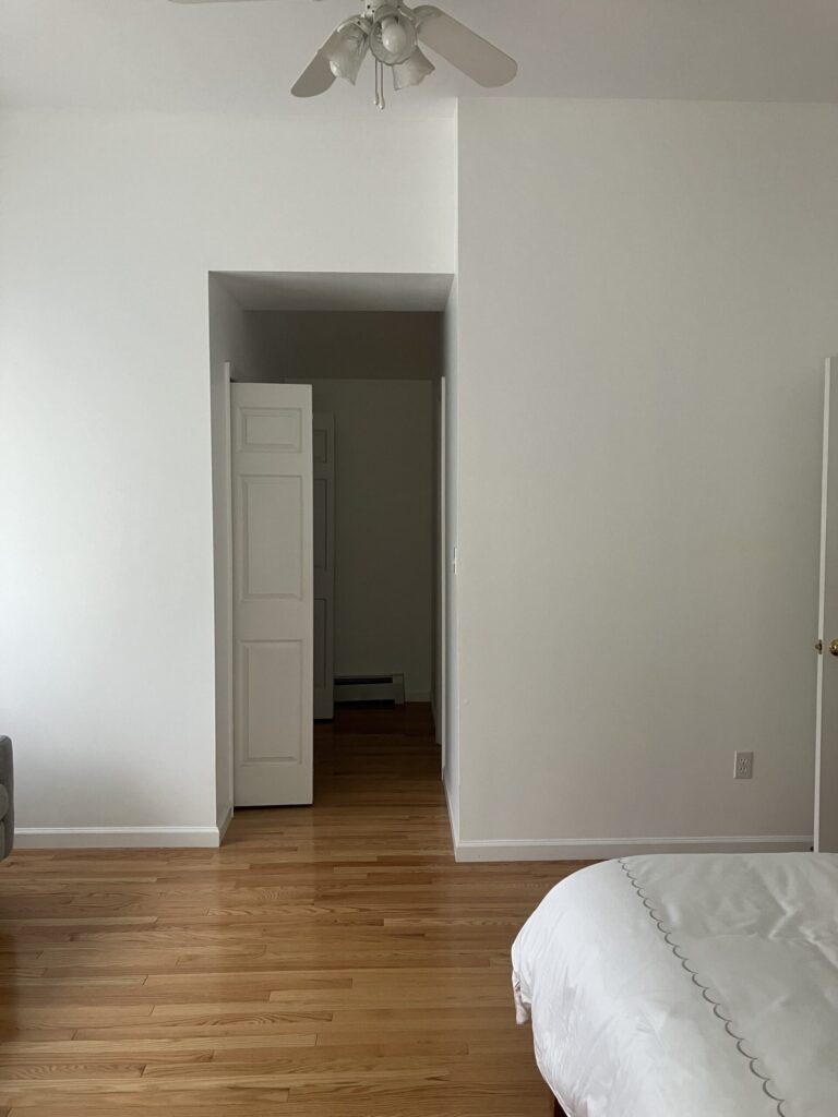 Closet and Bathroom Before