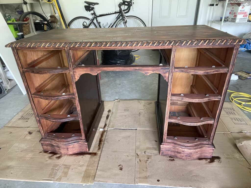 Childhood Desk Sanded