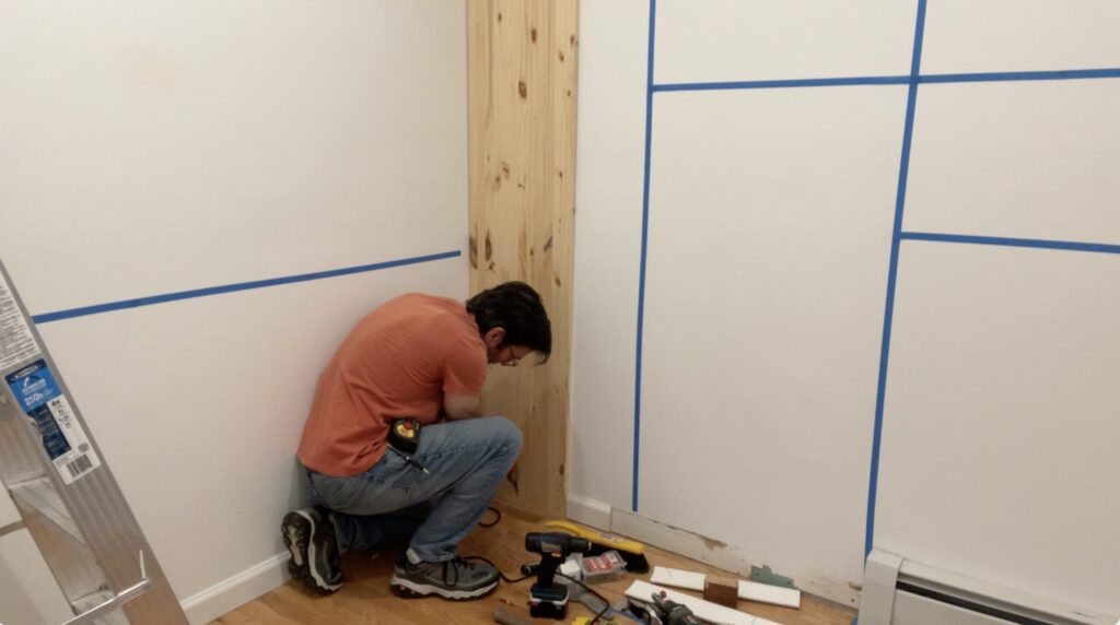 Installing Hanger Rods Frame