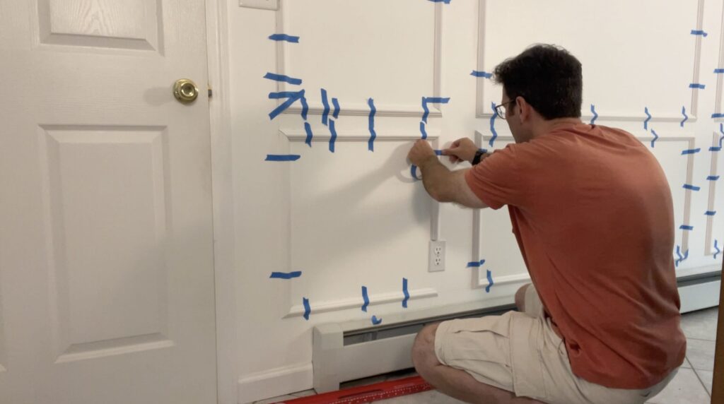 Installing around outlet