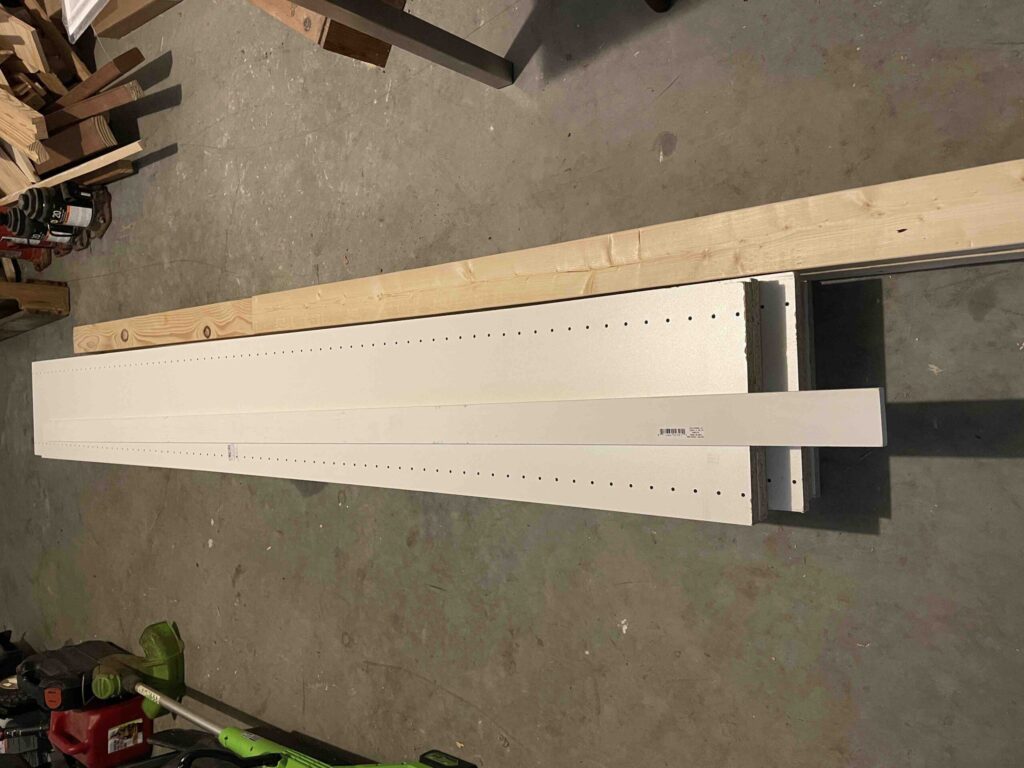 Materials in garage