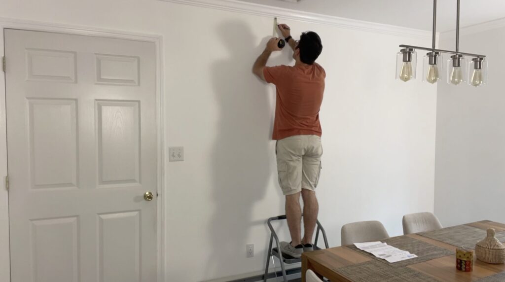 Measuring from Crown Molding