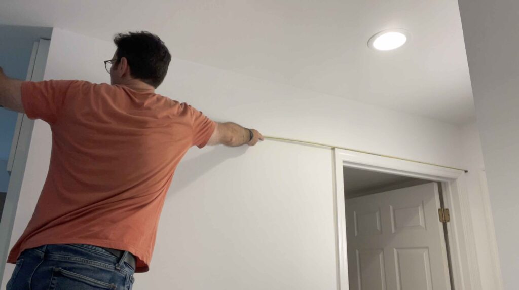 Measuring first section