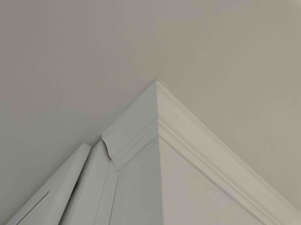 Outside corner complete