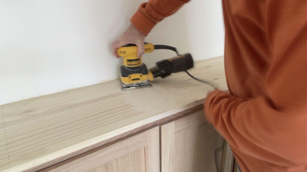 Sanding Countertop