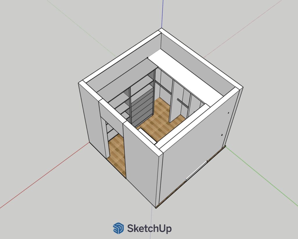 Sketchup Closet Design