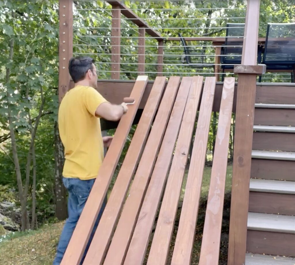 Staining Frame Pieces