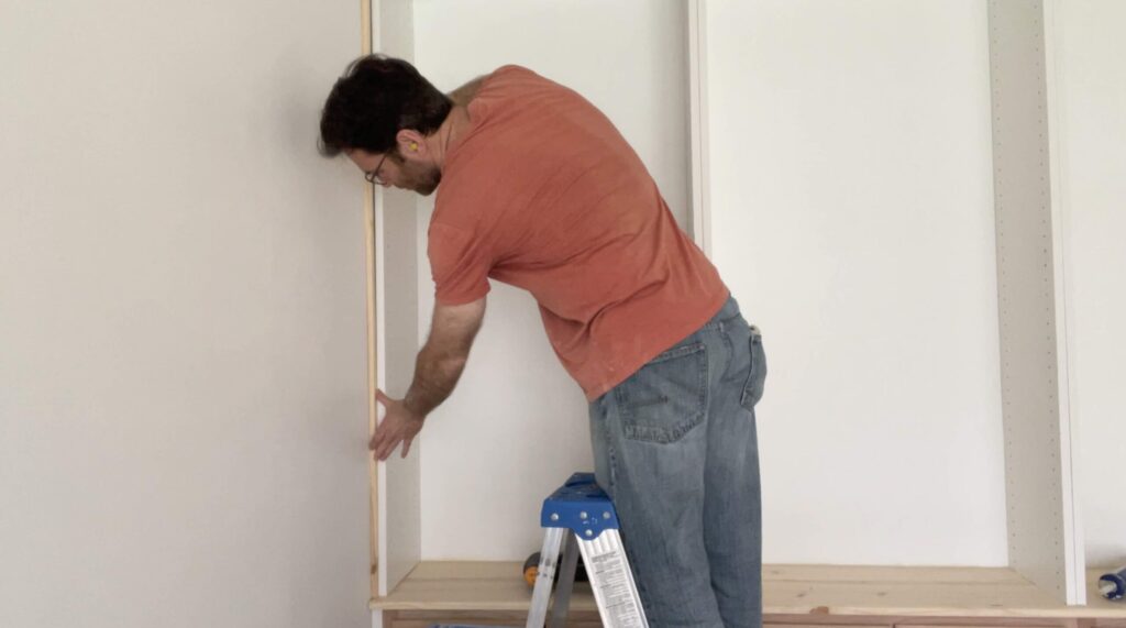 Installing left panel trim