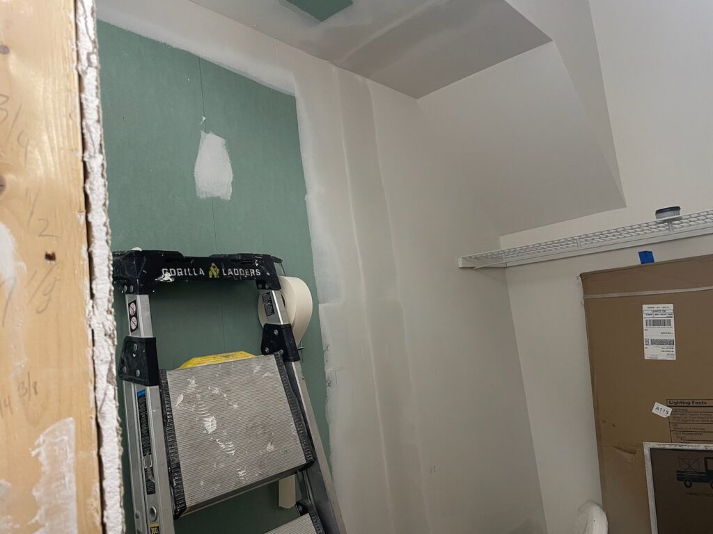 New Wall Installed