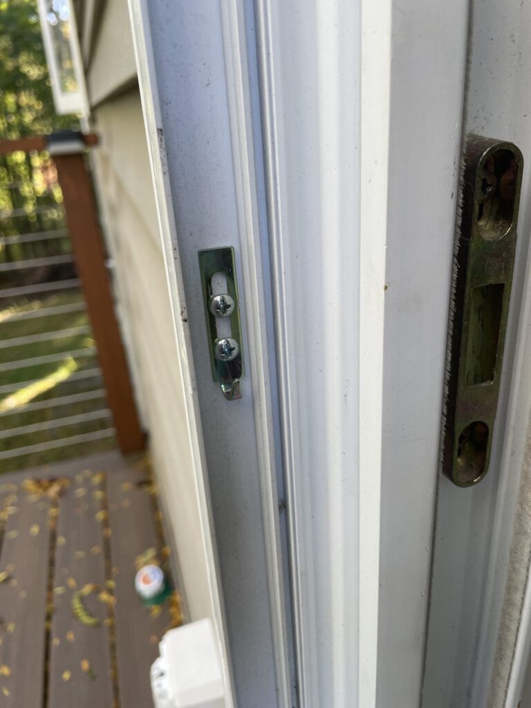 New Screen Door Lock